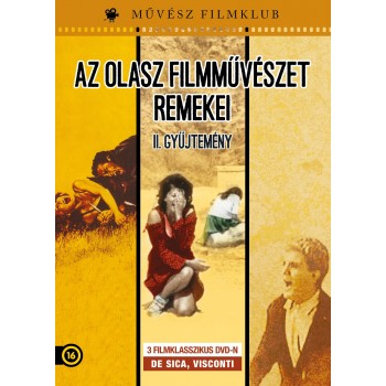 AZ OLASZ FILMMŰVÉSZET REMEKEI II. GYŰJTEMÉNY - DVD - /3 FILMKLASSZIKUS/ (2014)
